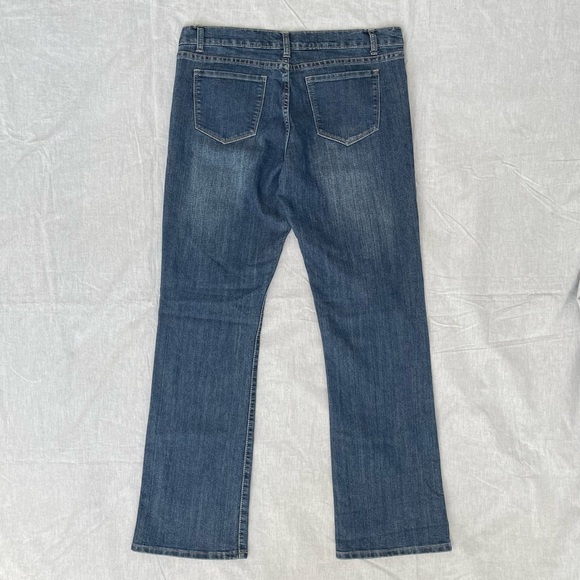 Jules+James Belle Indigo Relaxed Boot Cut Jeans - 12 - Picture 2 of 7